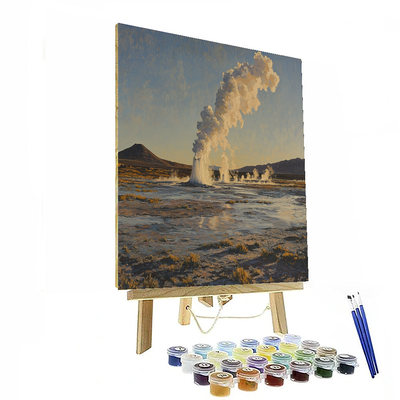 Atacama Desert's El Tatio Geysers Paint By Numbers Kits