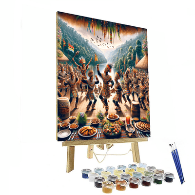 Gawai Dayak Festival - Malaysia Paint By Numbers Kits