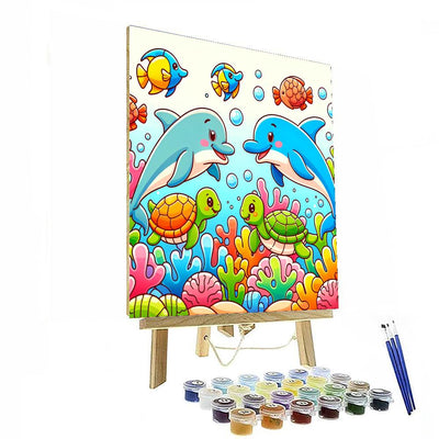 Whimsical Ocean Journey Painting Number Kit