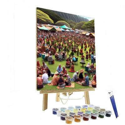 The Pahoa Makahiki Festival Paint By Numbers