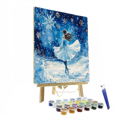 Elsa's Magical Winter Dance - Disney Inspired Numbered Painting Kits