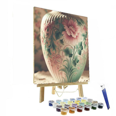 Vintage Blossom Vase Paint By Number