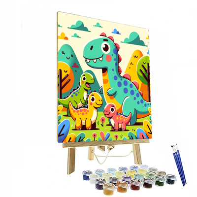 Mighty Dinosaurs Paint By Numbers Kits