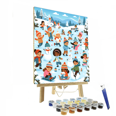 Winter Fun Painting By Numbers Kit