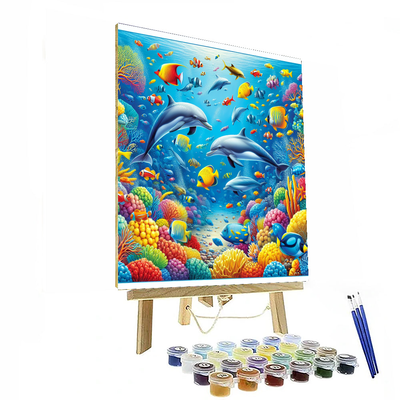 Vibrant Ocean Adventure Number Painting