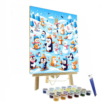 Winter Wonderland Explorers Paint By Color