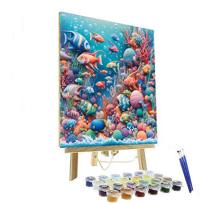 Enchanted Underwater World Numbered Painting Kits