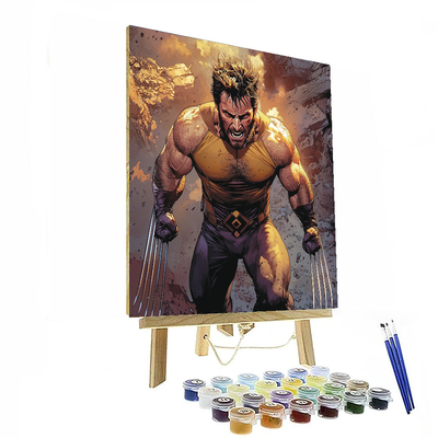 Hugh Jackman: The Relentless Spirit Of Wolverine Paint By Color