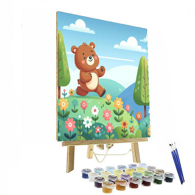 Adventure-loving Bear DIY Paint By Numbers