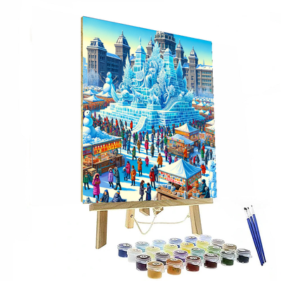 The Sapporo Snow Festival Painting By Numbers Kit