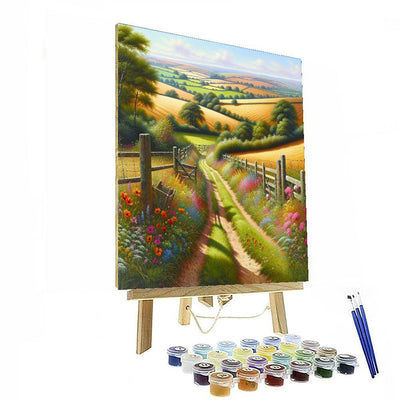 Timeless Country Lane Paint By Numbers