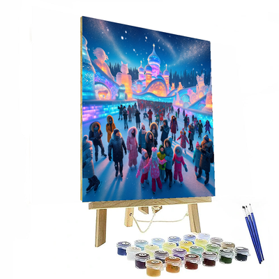 Snow And Ice Sculpture Festival Paint By Numbers Kits