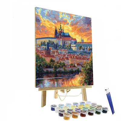 Prague Castle - Czech Republic DIY Paint By Numbers