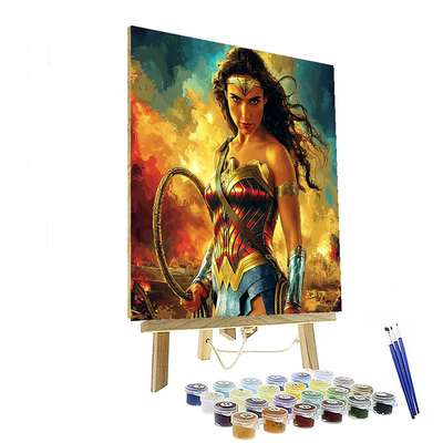 Gal Gadot: The Unbreakable Wonder Woman Paint By Numbers Kits