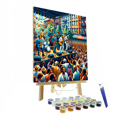 Harlem Jazz Festival Paint By Color