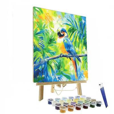 Zazu's Tropical Paradise - Disney Inspired DIY Paint By Numbers