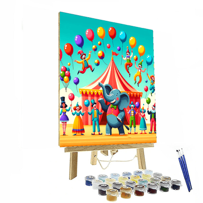 Circus Of Colors Paint By Numbers Art