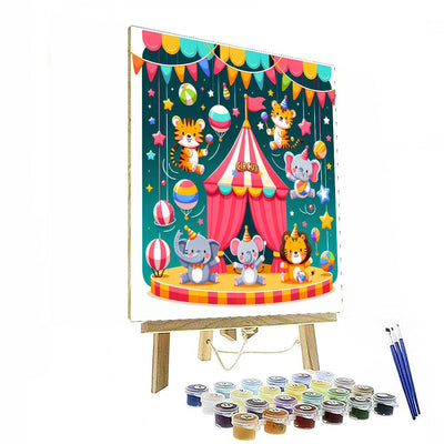 Animal Circus Extravaganza Paint By Numbers