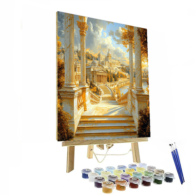 Giovanni Paolo Panini Inspired Timeless Architectural Beauty  Painting By Numbers Kit