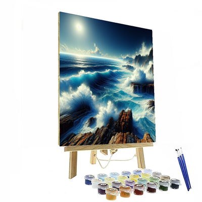 Captivating Ocean Waves Painting By Numbers Kit