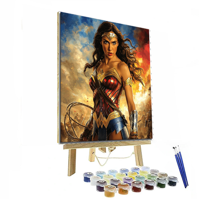 Gal Gadot: The Warrior Of Wonder Paint By Numbers Kits