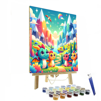 Charming Dragon Adventures Paint By Number