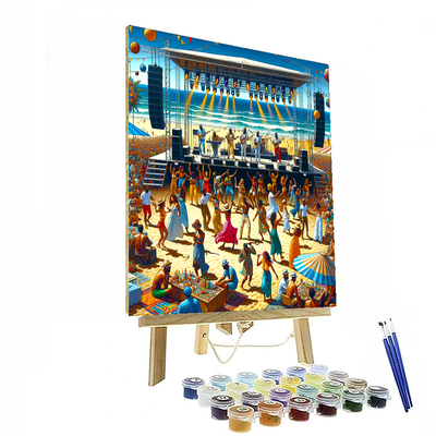 Benicassim Festival Painting By Numbers Kit