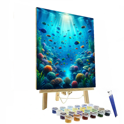 Aquatic Harmony Paint By Color