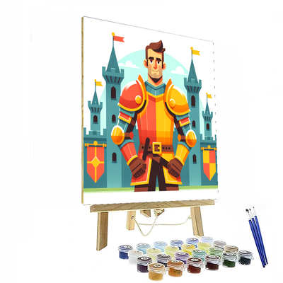 Knight's Castle Adventure Paint By Numbers