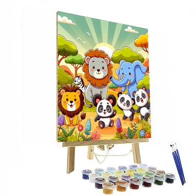 Wonderful Animal Kingdom Paint By Numbers Kits