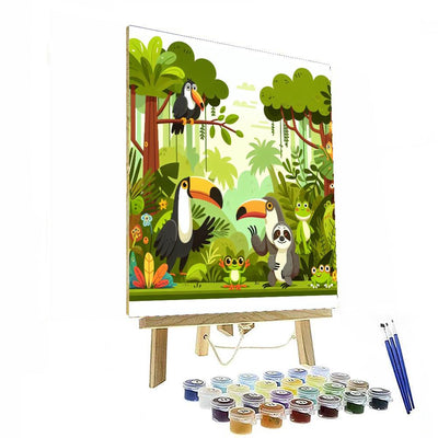 Rainforest Exploration Adventure Paint By Color