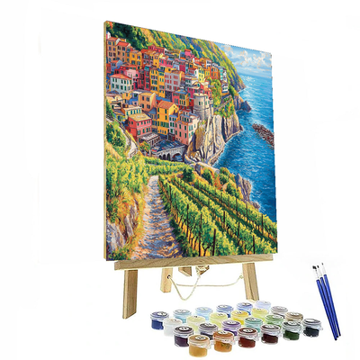 Cinque Terre Coastal Villages Paint By Numbers