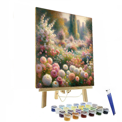 Blossoming Serenity Floral Burst Numbered Painting Kits