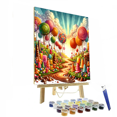 Adventure In Candyland Paint By Numbers