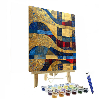 Gustav Klimt Inspired Mystical Patterns  Paint By Numbers Kits