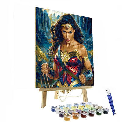 Gal Gadot: Wonder Woman's Majestic Saga Paint By Numbers Kits