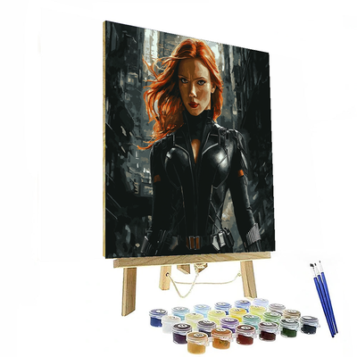 Scarlett Johansson: The Unbreakable Black Widow Painting Number Kit