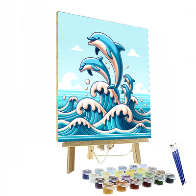 Seaside Dolphin Games Paint By Numbers