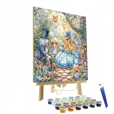 Alice In Wonderland's Curious Journey - Disney Inspired Paint By Numbers Kits