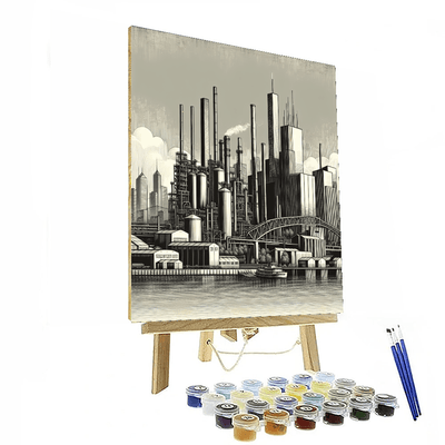 Industrial Urban Landscape Paint By Numbers