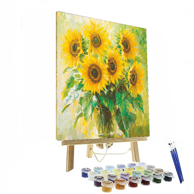 Vincent Van Gogh Inspired Sunflower Dreams  DIY Paint By Numbers