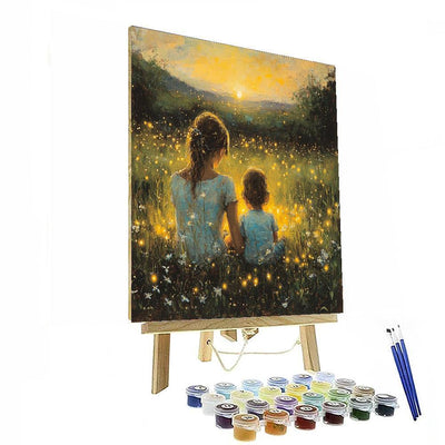 A Magical Evening Together Paint By Color