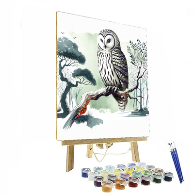 Wise Old Owl Painting Number Kit