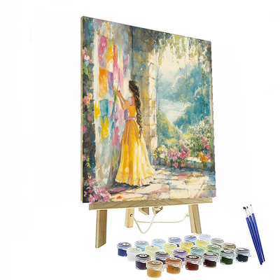 Rapunzel's Artistic Journey - Disney Inspired Paint By Color