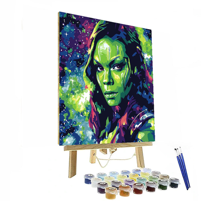 Zoe Saldana: Guardian Of Galactic Adventures Paint By Color