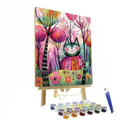 Cheshire Cat Wonderland Fun - Disney Inspired Paint By Numbers Kits