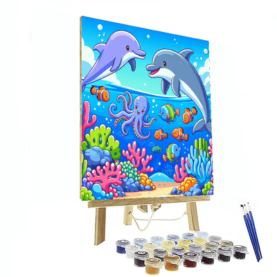 Playful Sea Adventure Painting By Numbers Kit