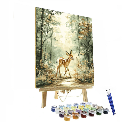 Bambi's Woodland Stroll - Disney Inspired Painting Number Kit