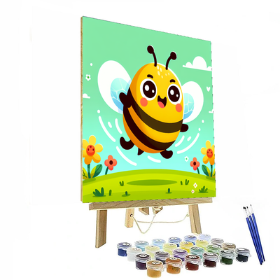 Bubbly Bumblebee Paint By Color