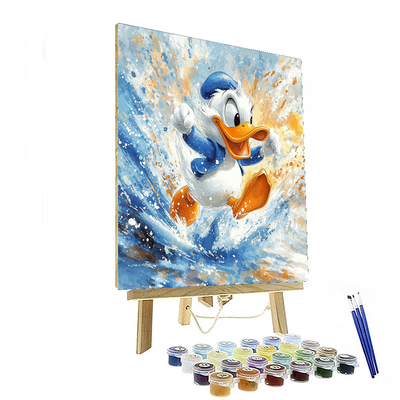 Donald Duck's Mischief Moment - Disney Inspired Numbered Painting Kits